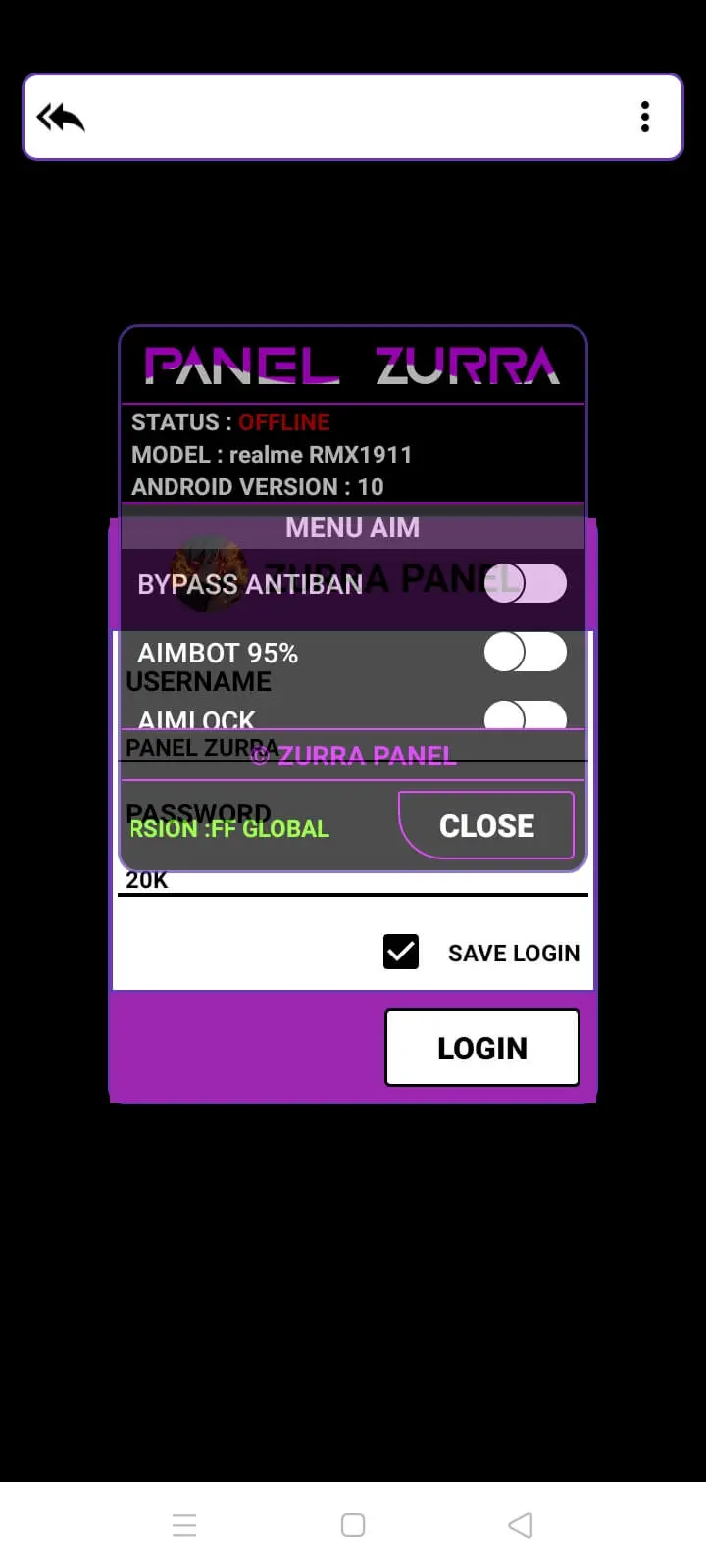 Gambar Versi Terbaru Panel Zurra